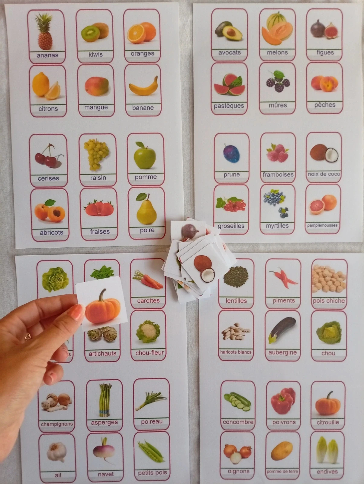 activité fruits et légumes